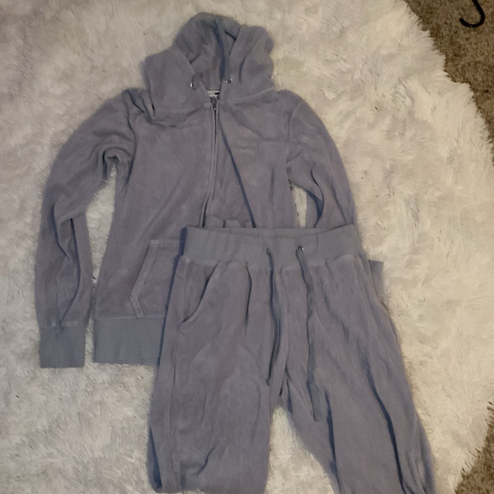 Baby blue Hooded Tracksuit Set, fashion nova